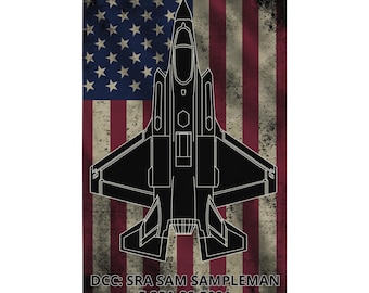 F-35 Lightning II Custom Flag