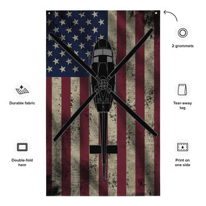 Bell 412 Helicopter (Basic Flag)