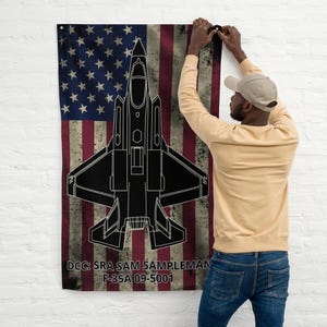 F-35 Lightning II Customized Flag