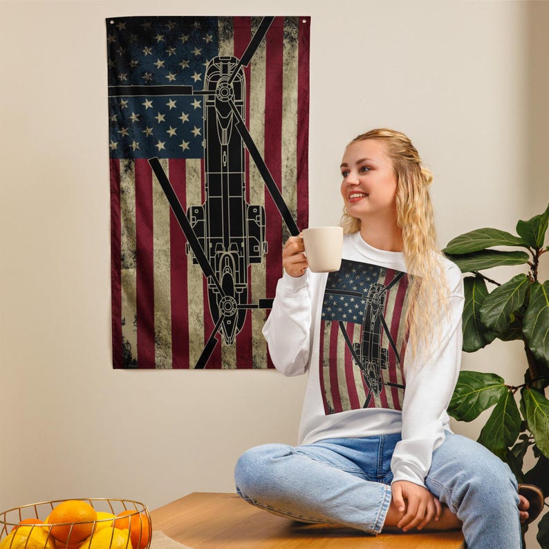 CH-46 Sea Knight Flag