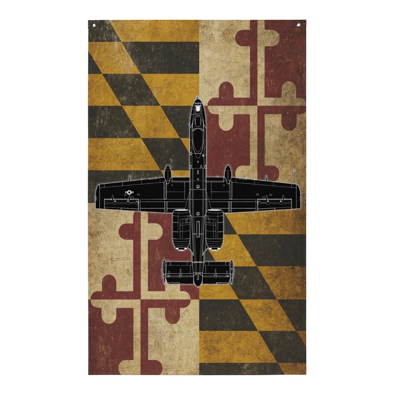 WarlordOne Maryland Flag Sticker – Vinyl Decal For Cars, Laptops, MD State Pride