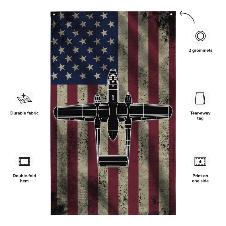 C-119G Flying Boxcar Flag