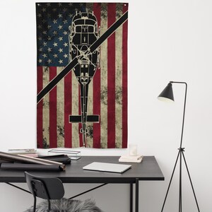 UH-1 Huey U.S. Flag