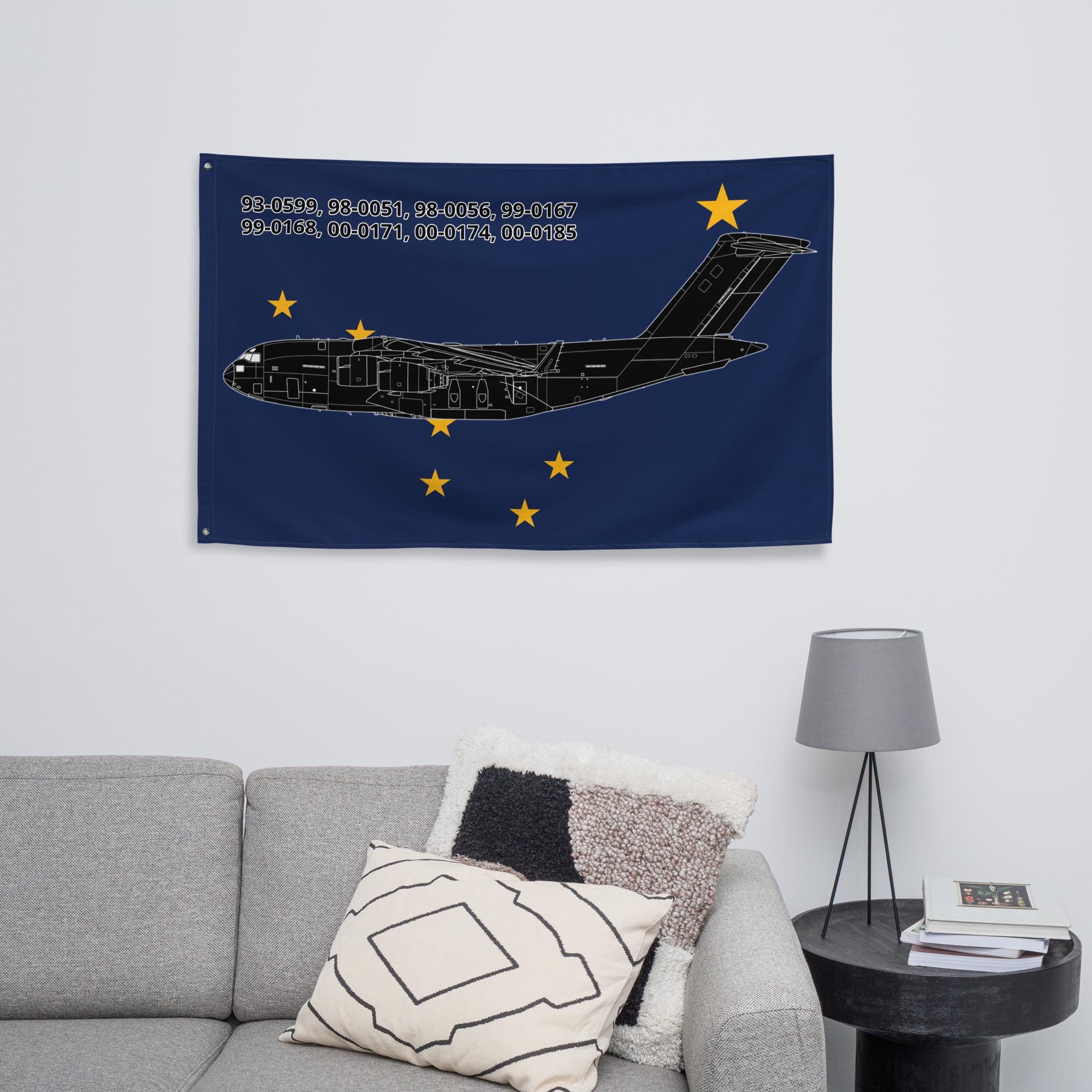 C-17A グローブマスター III アラスカフラッグ - Etsy 日本