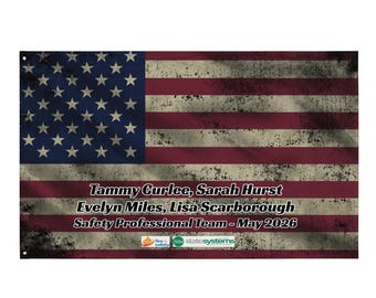 SSI Employee Monthly Safety Award Flag