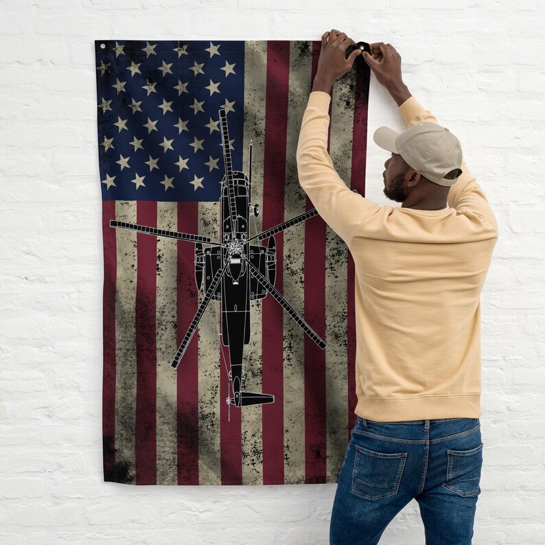 HH-3 Jolly Green Giant Helicopter Flag