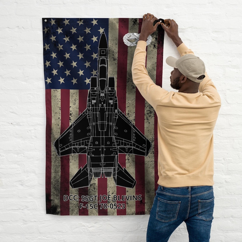 F-15 A/C Eagle Custom Flag