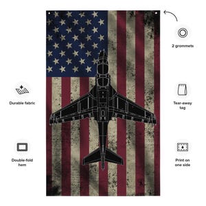 EA-6B Prowler Aircraft Flag