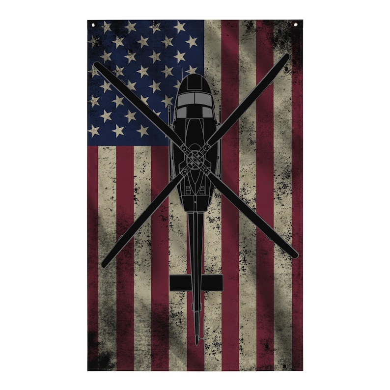 Bell 412 Helicopter (Basic Flag)