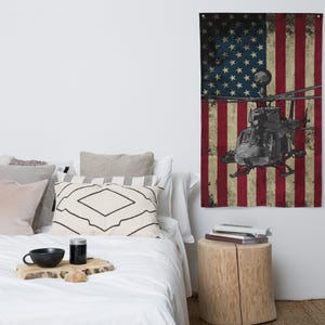 OH-58 Kiowa U.S. Flag