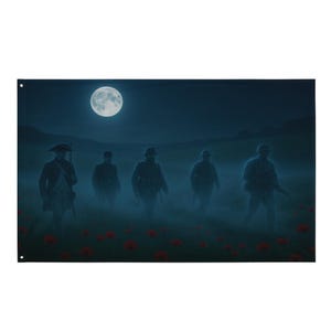Memorial Day Ghost Soldiers Flag