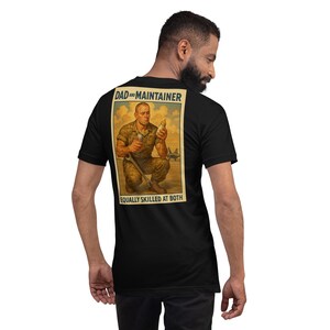 Dad and Maintainer Baby Bottle T-shirt