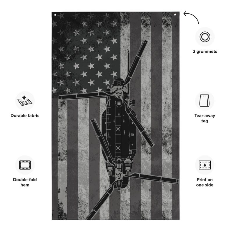 MH-47 Chinook Flag (Shadow)