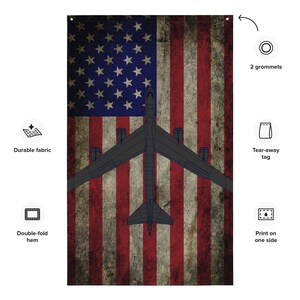 B-52 Aircraft Flag (Vertical)