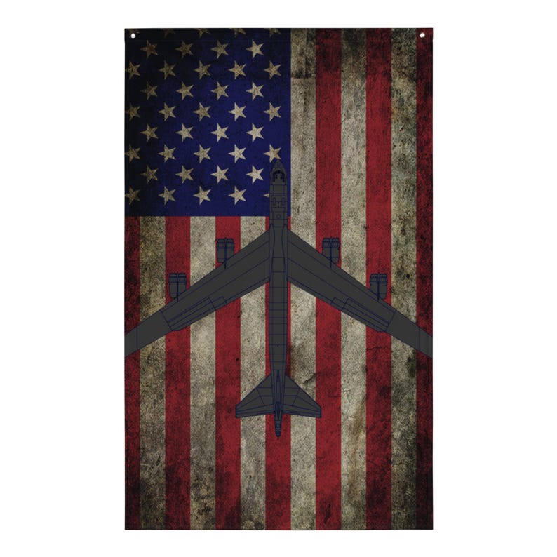 B-52 Aircraft Flag (Vertical)