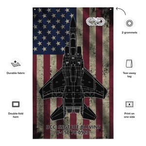 F-15 A/C Eagle Custom Flag