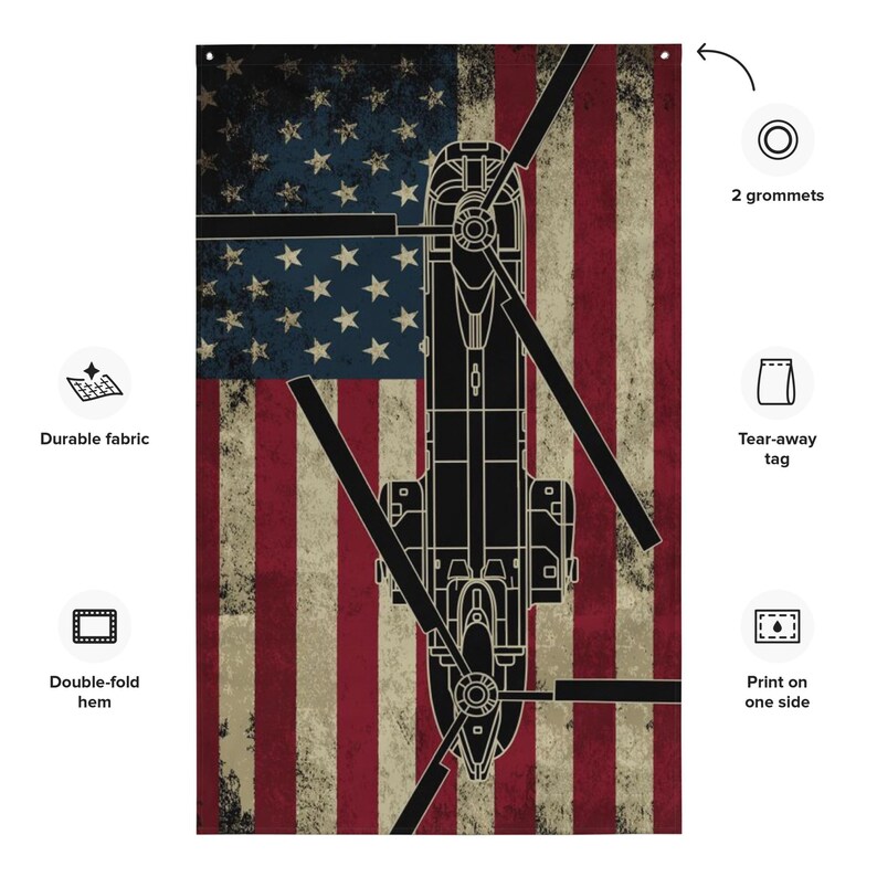 CH-46 Sea Knight Flag