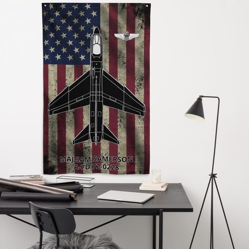 A-7D Corsair II Custom Flag