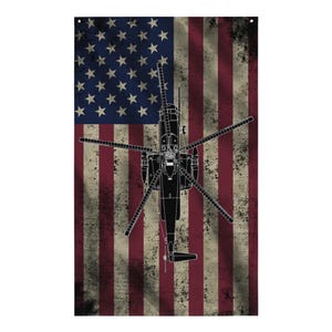 HH-3 Jolly Green Giant Helicopter Flag