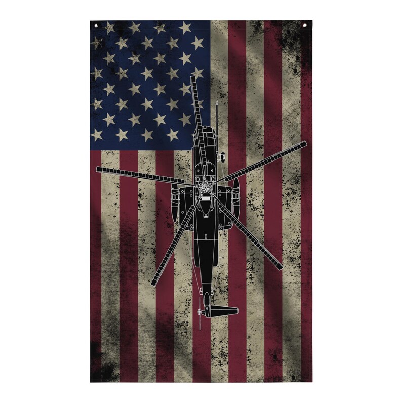 HH-3 Jolly Green Giant Helicopter Flag