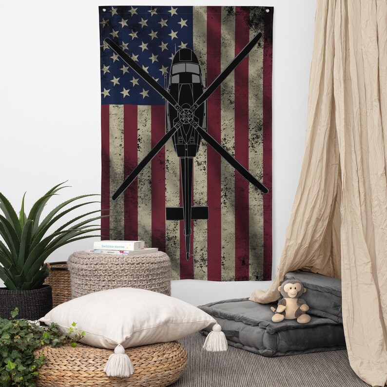 Bell 412 Helicopter (Basic Flag)