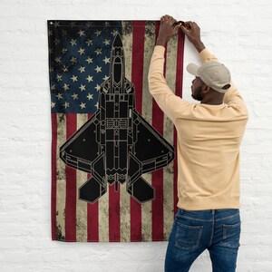 F-22 Raptor U.S. Flag