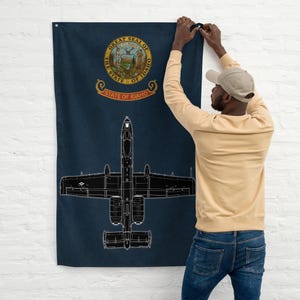 A-10 Warthog Idaho Flag
