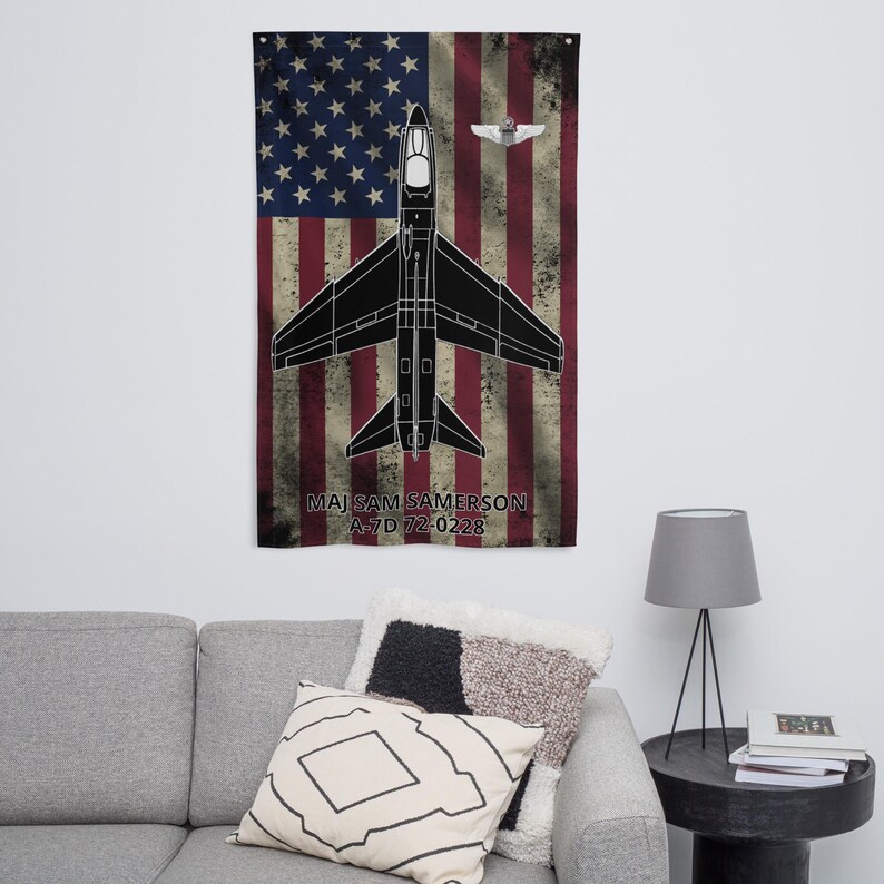 A-7D Corsair II Custom Flag