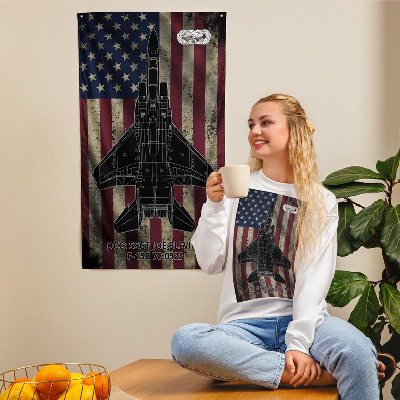 F-15 A/C Eagle Custom Flag