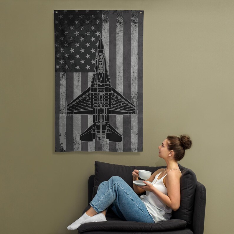 F-16 Fighting Falcon Flag (Shadow)