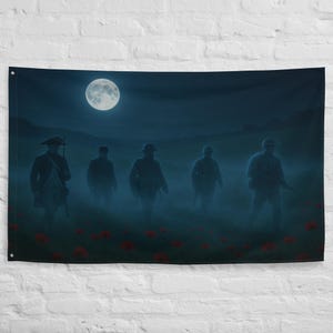 Memorial Day Ghost Soldiers Flag