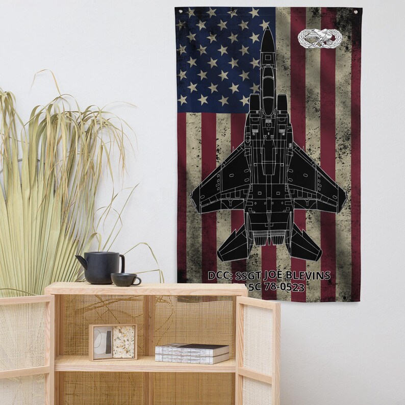 F-15 A/C Eagle Custom Flag