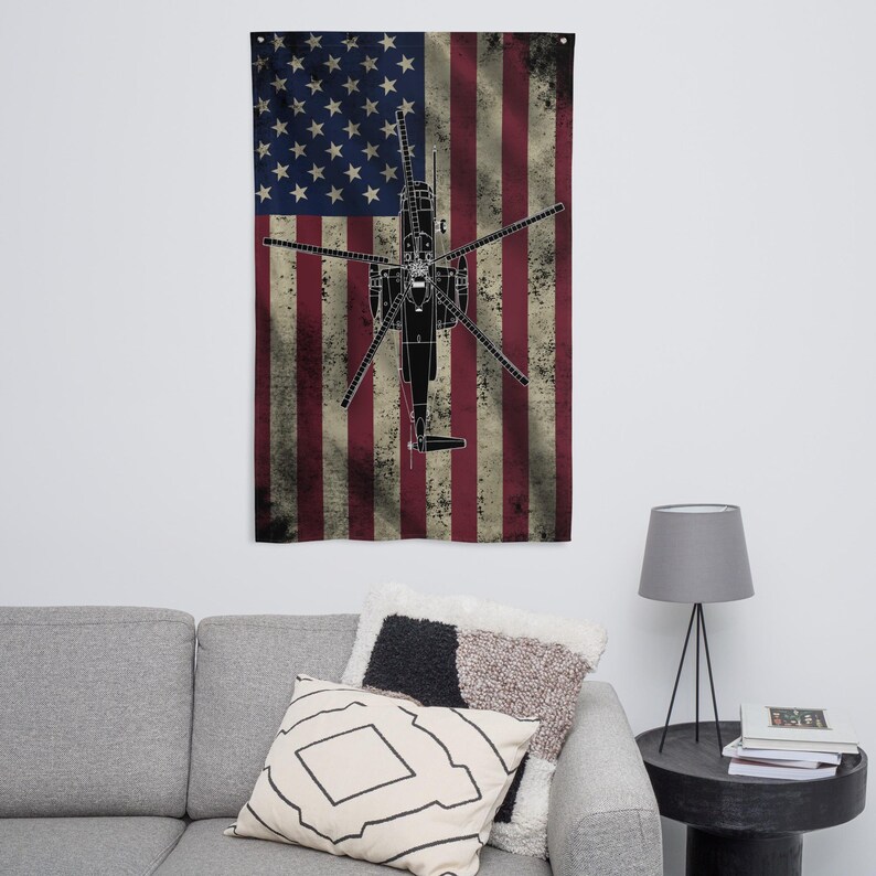 HH-3 Jolly Green Giant Helicopter Flag