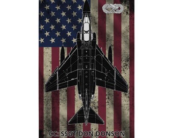 F-4 Phantom II Custom Flag