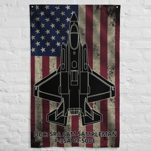 F-35 Lightning II Customized Flag