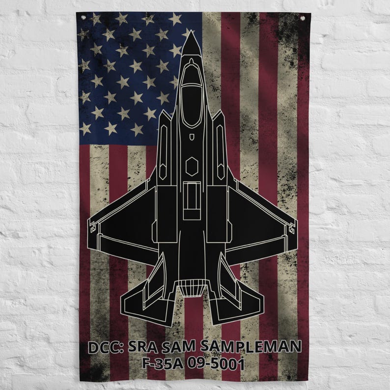 F-35 Lightning II Customized Flag