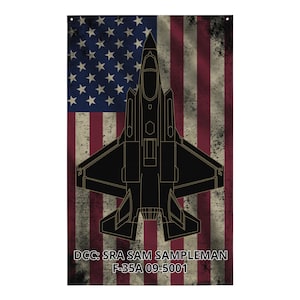 F-35 Lightning II Custom Flag