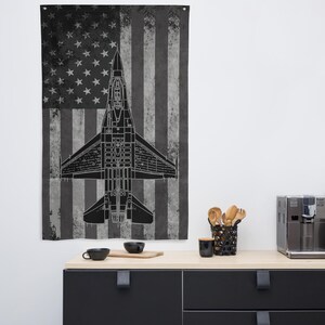 F-16 Fighting Falcon Flag (Shadow)