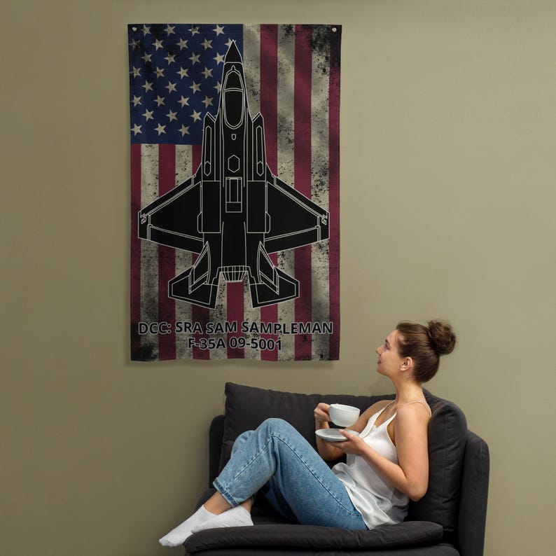 F-35 Lightning II Customized Flag