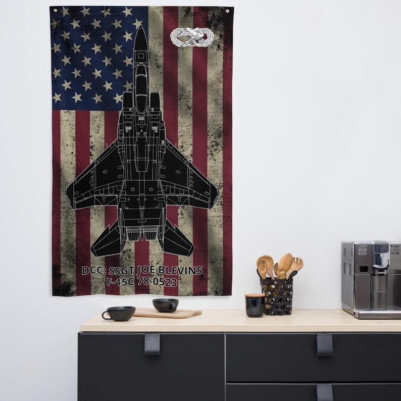 F-15 A/C Eagle Custom Flag