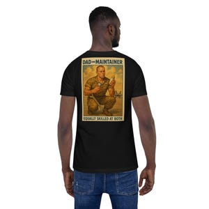 Dad and Maintainer Baby Bottle T-shirt