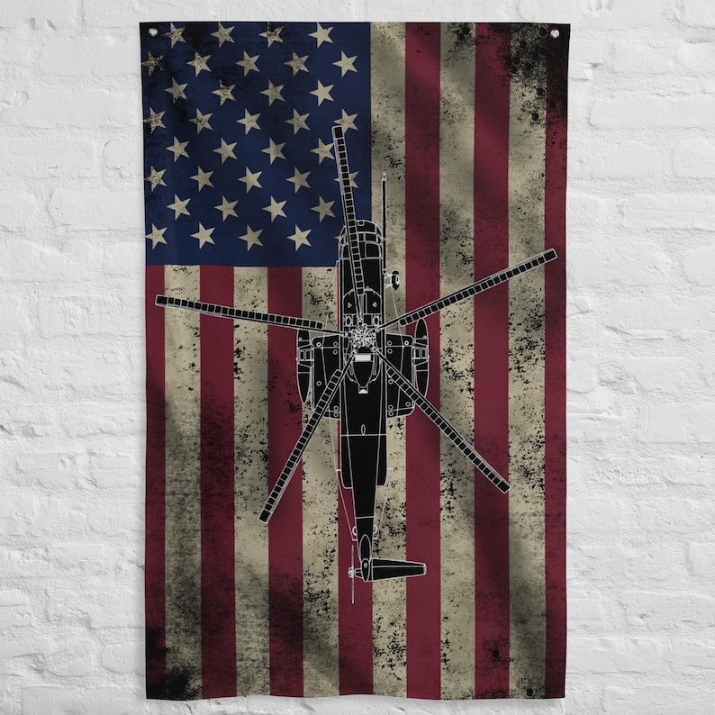 HH-3 Jolly Green Giant Helicopter Flag