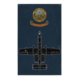 A-10 Warthog Idaho Flag