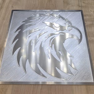 Custom Aluminium Outdoor / Indoor Adler Kunst Zeichen