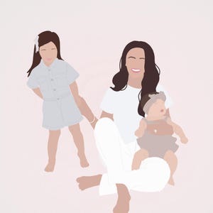 Op maat. Portret Arron | Digitale tekening van foto | Handgetekende illustratie op iPad | Cadeau voor stellen, familie, vrienden en ouders