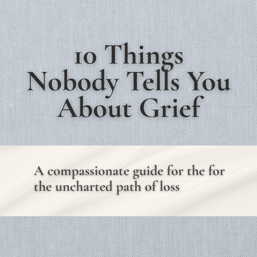 10 choses que personne ne vous dit sur le deuil - Guide en une page ...