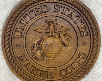 4インチ - 12インチ / 海兵隊 Semper Fi / 木製ロゴ - Etsy 日本