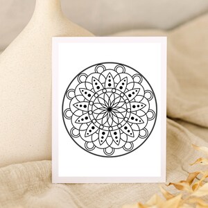 printable mandalas - printable coloring sheets - printable mandala coloring pages - art therapy for adults - art therapy coloring sheets