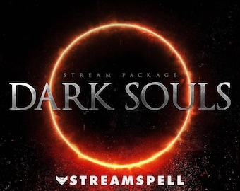 Dark Souls Stream Package: Animated Twitch Overlays, Alerts, Panels