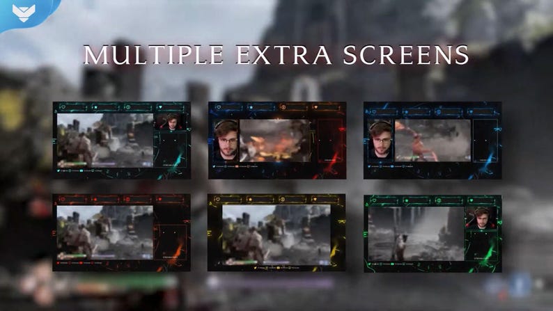 Viking Gods Stream Overlay and Custom Widgets, Runes Twitch Pack ...